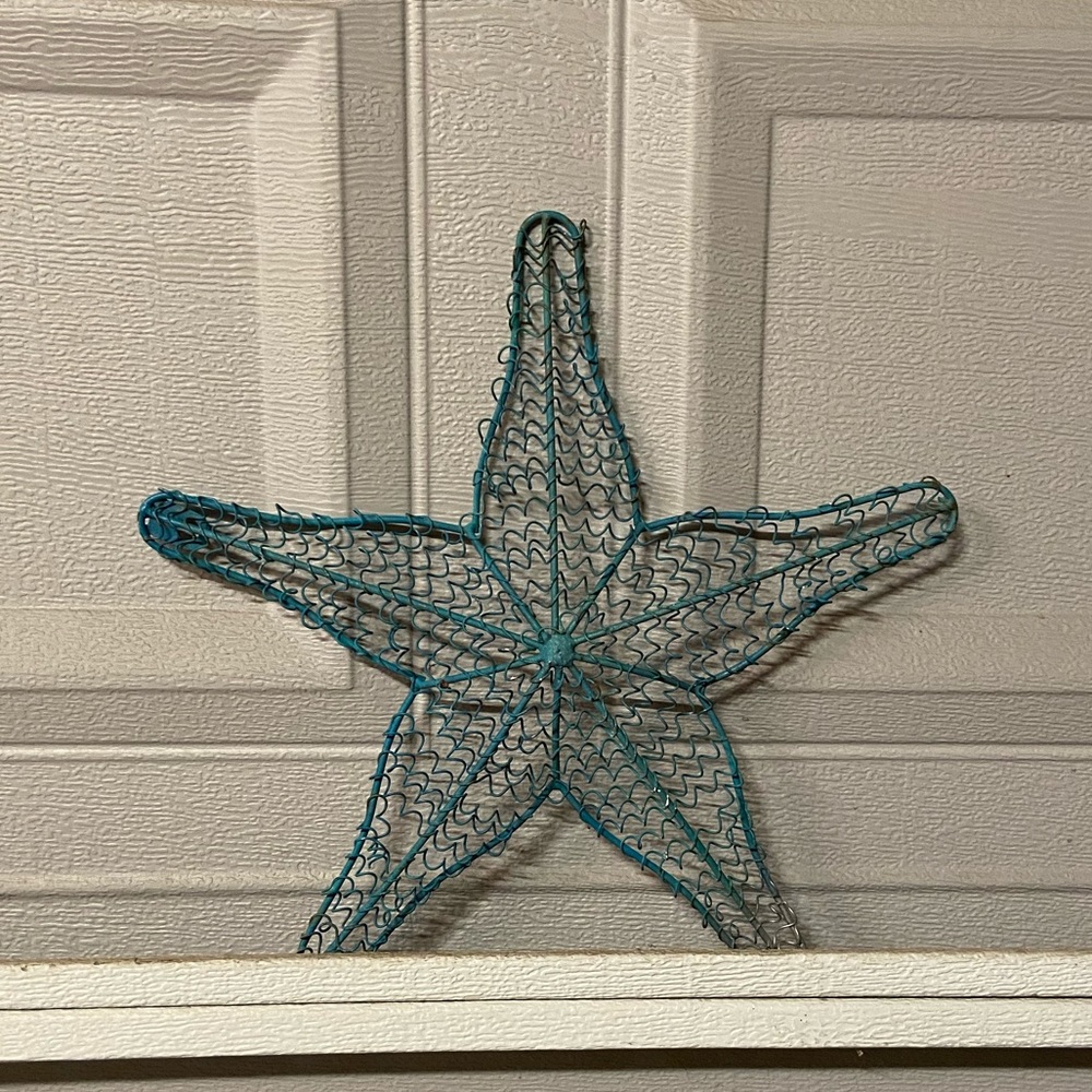 Metal Starfish Yard Decor